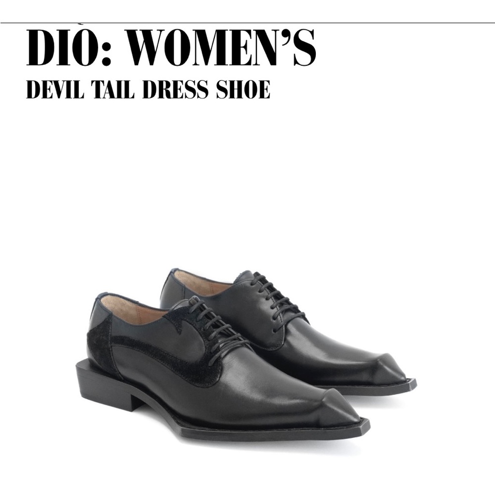 John Fluevog Dio Devil Tail Swordfish Shoe 9 Rare